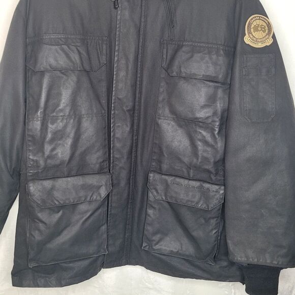 Canada Goose x Earnest Sewn 4565M Expedition Down Parka Jacket Fox Fur Size M - Picture 3 of 15